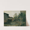 Mühlwehr in Plankenberg by Emil Jakob Schindler