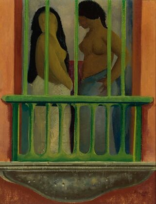 Mujeres En El Balcón