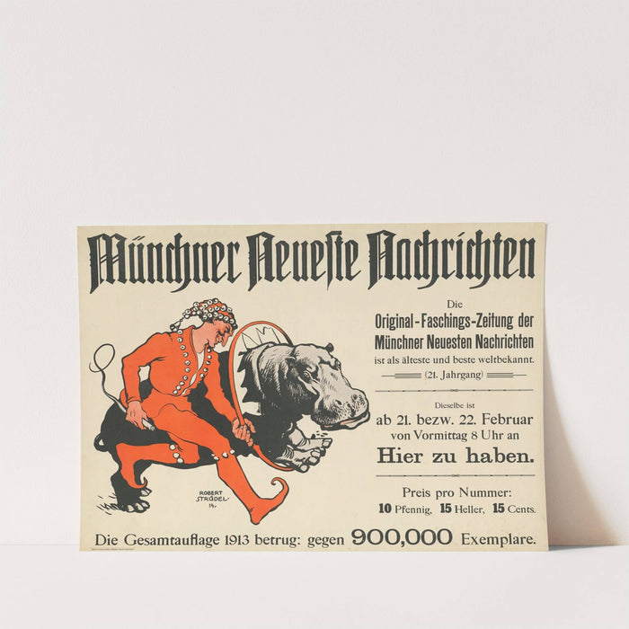 Münchner neueste Nachrichten. Die Original-Faschings Zeitung- Faschingsnummer 1914 (1914) by Robert Strudel