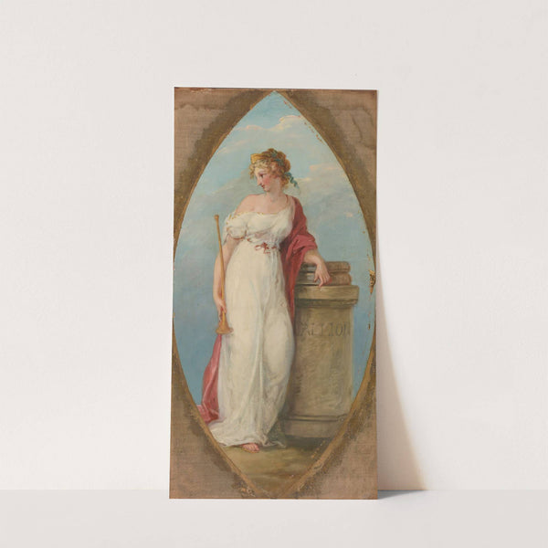 Muse with a trumpet by Circle of Angelica Kauffmann
