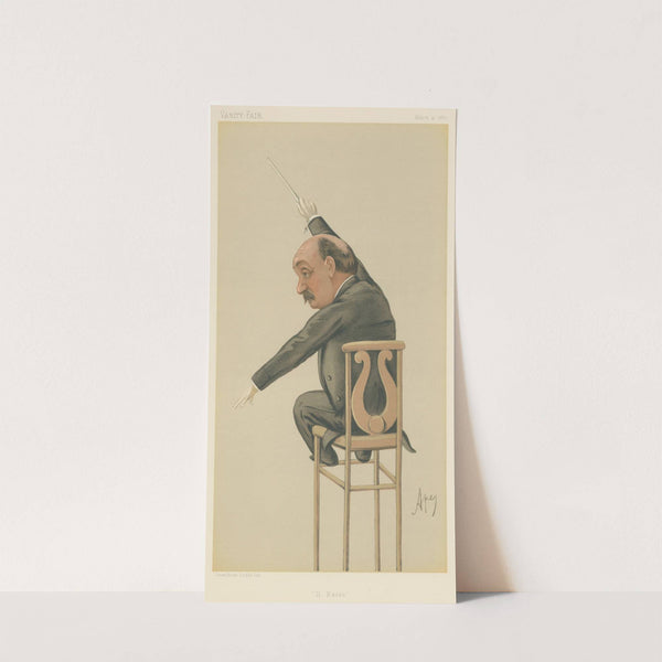 Musicians; ‘Il Bacio’, Luigi Arditi, March 21, 1885 (1885) by Carlo Pellegrini