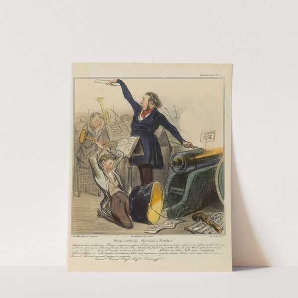 Musique pyrothecnique, charivarique et diabolique (1836-1838) by Honoré Daumier