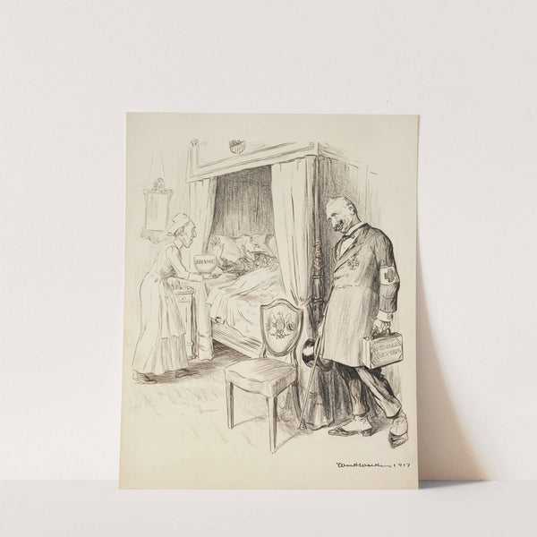 Must I drink it all; I’m full now. — Doctor will punish you if you don’t (1917) by William Henry Walker