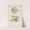 Mustache Cup and Saucer by Dana Bartlett