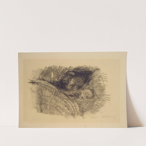 Mutter am Bett des toten Kindes by Käthe Kollwitz