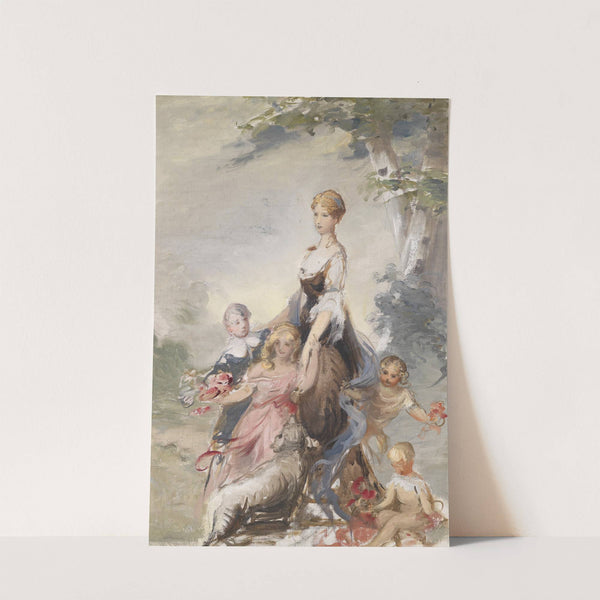 Mutter mit Kindern by Adolf Pirsch