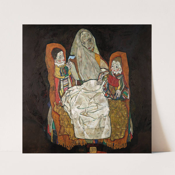 Mutter mit zwei Kindern III (1915-1917) by Egon Schiele