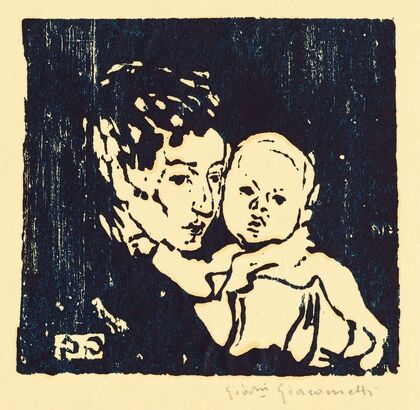 Mutter und Kind l. – Annetta mit Bruno