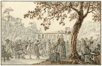 Muzikanten en dansers