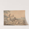 Myles Sandys’ Hounds and Huntsmen Scenting a Hare by Thomas Sunderland