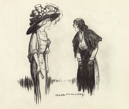 Mylo d’Arcylle et Christiane Mancini dans Prostituée d’Henri Desfontaines (1910)