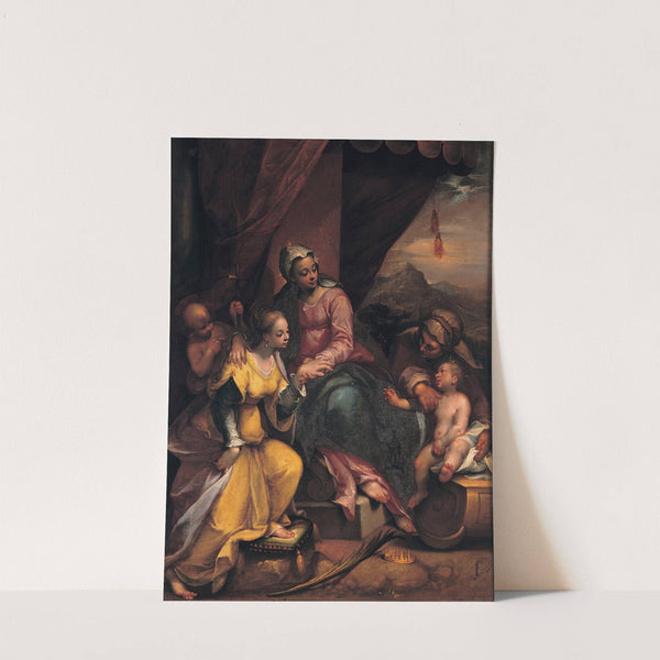 Mystic marriage of Saint Catherine (1590) by Denys Calvaert