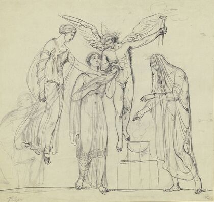 Mythological scene