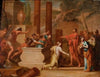 Mythological Scene of a Tomb in a Landscape with Classical Ruins