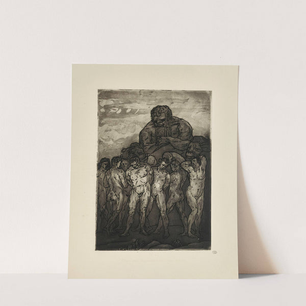 N° 12 – Cham assis dépassait les colosses debout (1935) by Emile Bernard