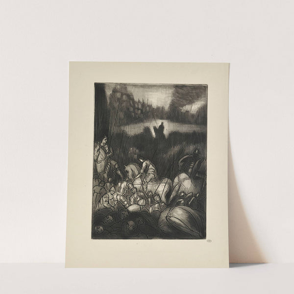 N° 17 – O vision chevaux aux croupes pommelées (1935) by Emile Bernard