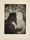 N° 35 – Et Judas s’approchant, blême et les mains crispées, Baisa Christ. Et le ciel sacré fut obscurci (1935)