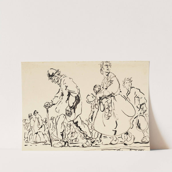 Na de dagtaak (‘Arme mensen’) (1922) by Alfred Ost