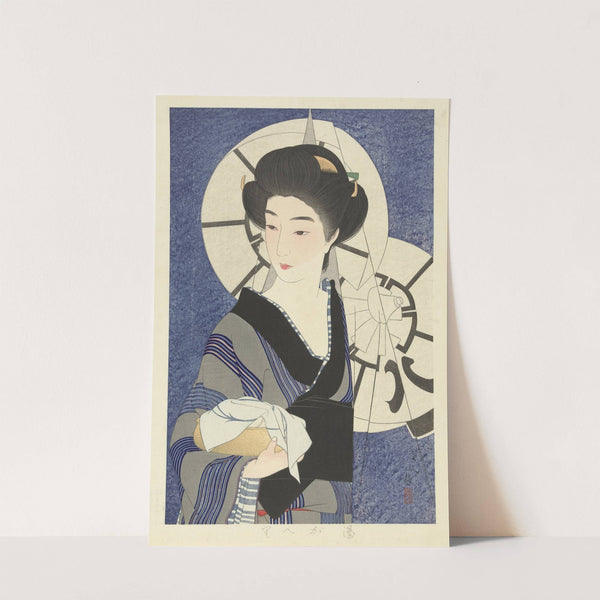 Na een bezoek aan het badhuis (1933) by Kotondo Torii
