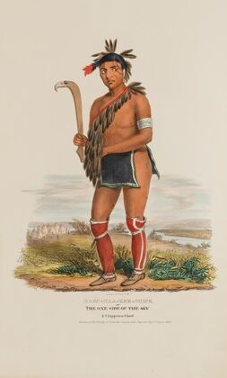 NABU-NAA-KEE-SHICK or The One Side of the Sky, A Chippewa Chief (1835)