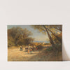 Nach der Feldarbeit (Ca. 1850) by Albert Flamm