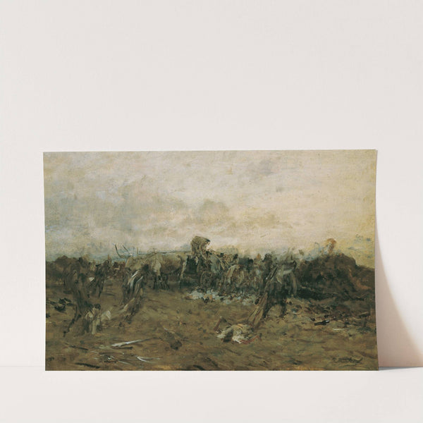 Nach der Schlacht (1850-1860) by August von Pettenkofen