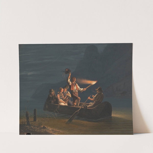 Nächtliche Überfahrt by Carl Friedrich Moritz Müller