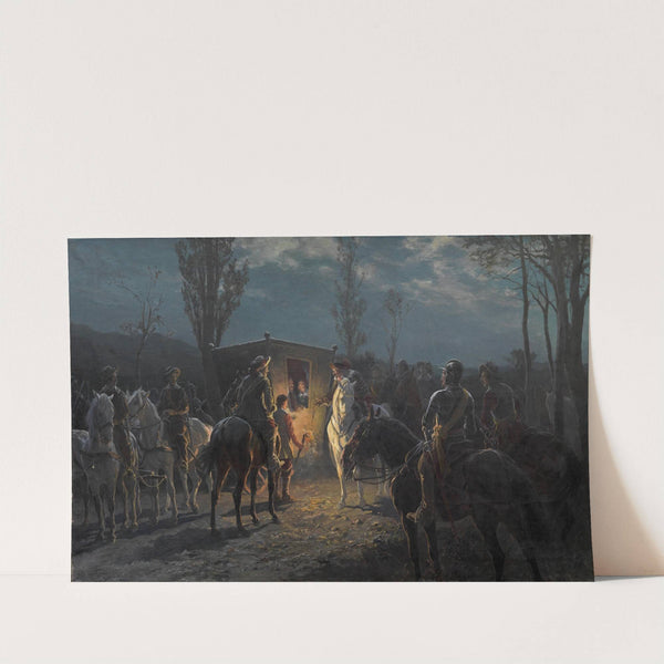 Nachtszene (1913) by Julius von Blaas