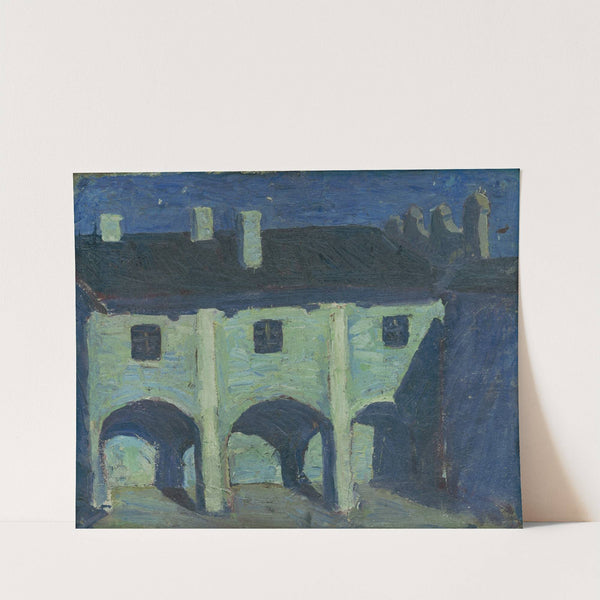 Nádvorie strážskeho kaštieľa by Frida Konstantin