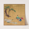 Nagisa Palace from the Tales of Ise (late 1800s) by Shibata Zeshin