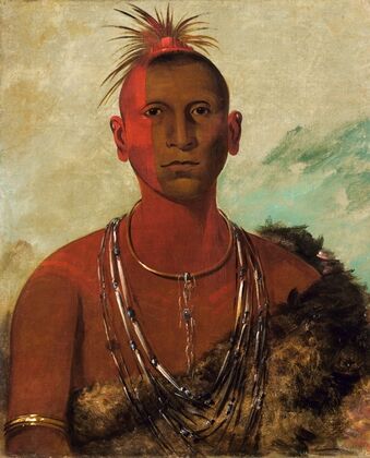 Náh-Se-Ús-Kuk, Whirling Thunder, Eldest Son of Black Hawk (1832)
