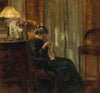 Nähende Frau