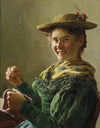 Nähendes Bauerndirndl