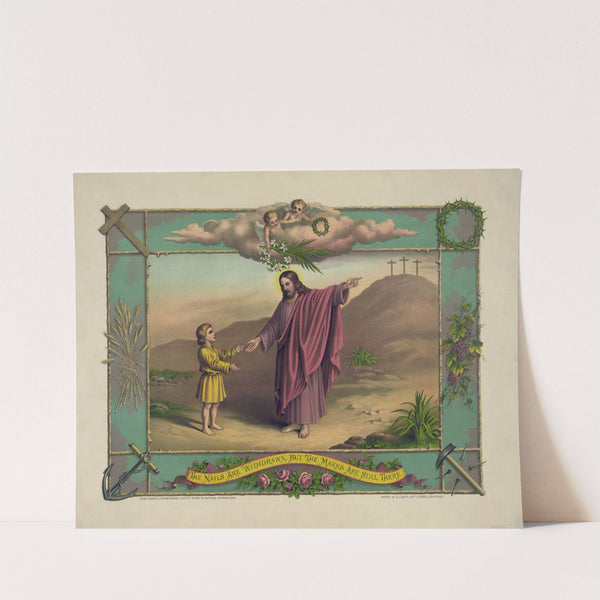 Nails are withdrawn, but the marks are still there (1891) by Kurz &amp; Allison