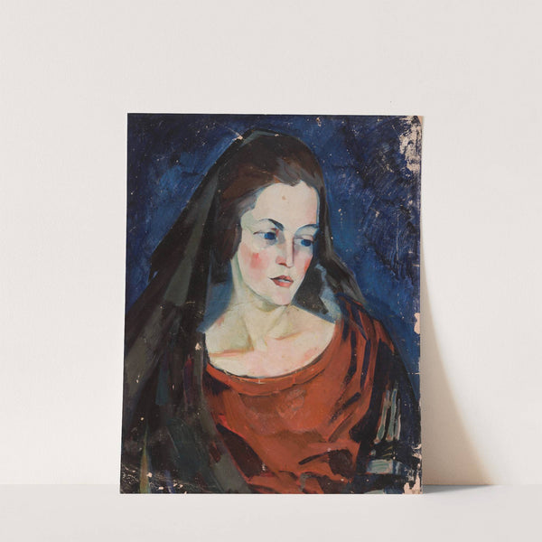 Naise portree (between 1923 and 1924) by Konrad Mägi