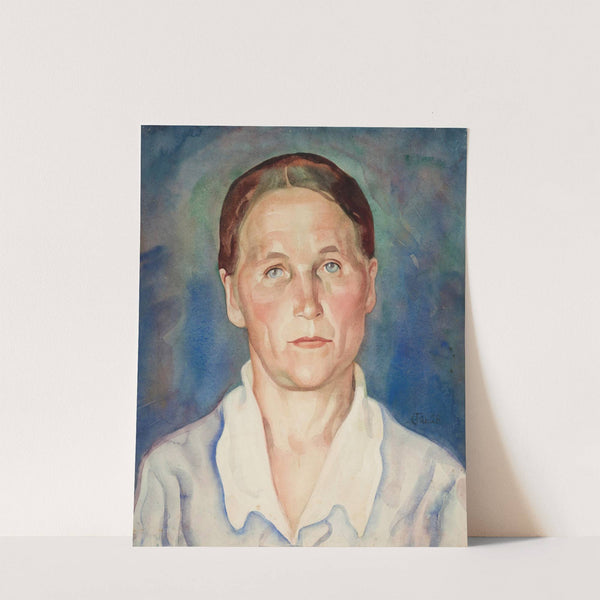 Naise portree (1928) by Nikolai Triik