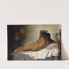 Naked Spanish Gypsy Woman with Mirror by Frank Buchser