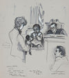 Nancy Borko A.D.A. asks questions of child on stand with doll to demonstrate “How many times did he do that to you?”