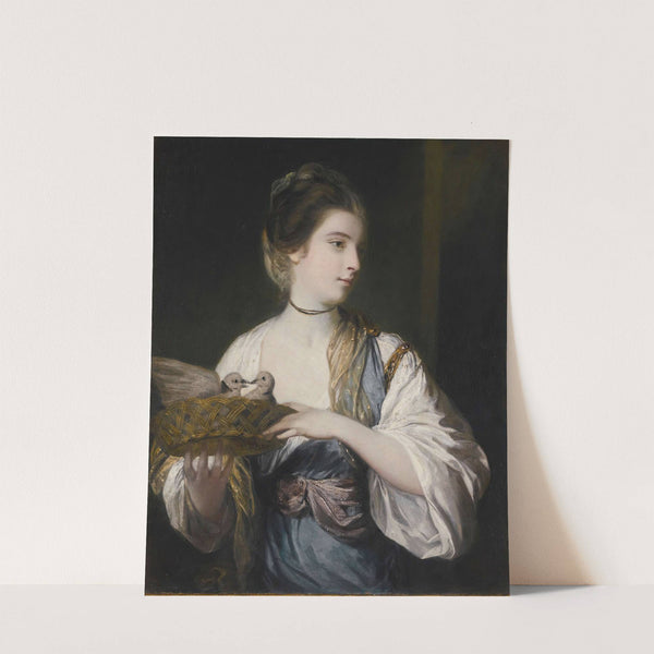 Nancy Reynolds With Doves by Sir Joshua Reynolds