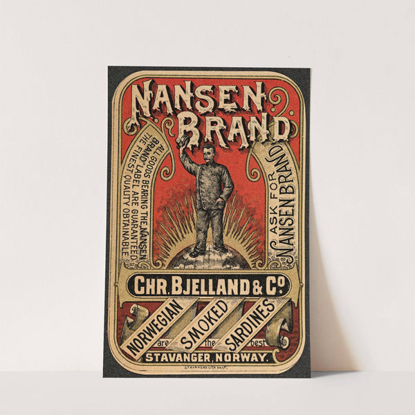 Nansen Brand (1896) by Stavanger Lith.