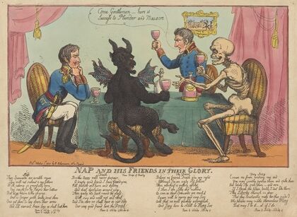 Nap and his friends in their glory (1808)
