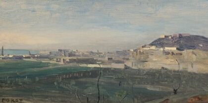 Naples — le Mont Saint-Elme et partie de sa ville