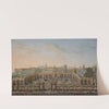 Naples, Piazza Trieste e Trento with a fair viewed from a balcony of the Palazzo Reale by Antonio Joli