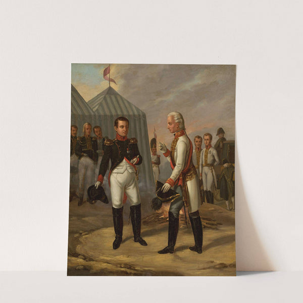 Napoleon and Francis II after the Battle of Austerlitz (1841) by Aleksander Stankiewicz