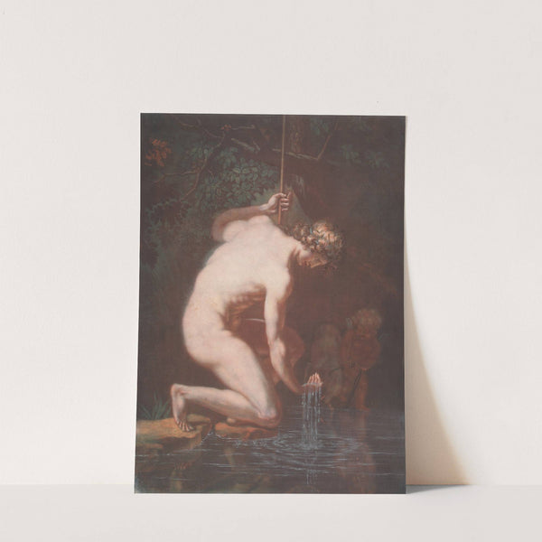 Narcissus (c.1714) by Jacob Christoph Le Blon