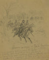 Narrow escape of Genl. Meade 1864