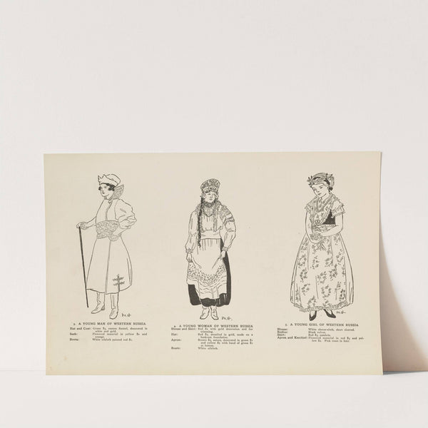 National costumes of the Slavic peoples Pl.03 (1920) by Margaret Hubbard