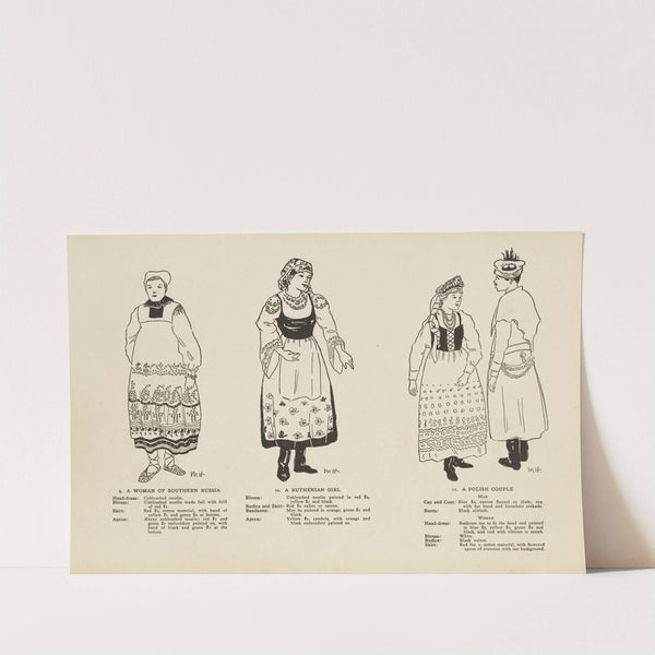National costumes of the Slavic peoples Pl.05 (1920) by Margaret Hubbard