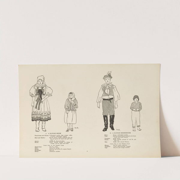 National costumes of the Slavic peoples Pl.08 (1920) by Margaret Hubbard