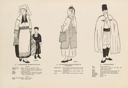 National costumes of the Slavic peoples Pl.11 (1920)